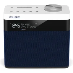 Pure - Pop Maxi S - Navy - Stereo DAB Digital and FM Radio with Bluetooth - High Quality Digital Radio - Avvenice