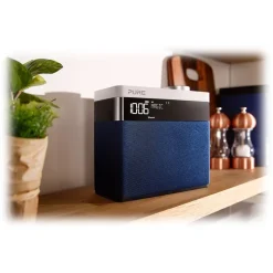 Pure - Pop Maxi S - Navy - Stereo DAB Digital and FM Radio with Bluetooth - High Quality Digital Radio - Avvenice