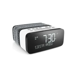 Pure - Siesta Rise Marius - Grey - Bedside DAB+/FM Alarm Clock Radio with Bluetooth - High Quality Digital Radio - Avvenice