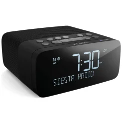 Pure - Siesta Rise S - Graphite - Bedside DAB+/FM Alarm Clock Radio with Bluetooth - High Quality Digital Radio - Avvenice