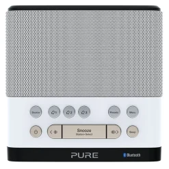 Pure - Siesta Rise S - Polar - Bedside DAB+/FM Alarm Clock Radio with Bluetooth - High Quality Digital Radio - Avvenice