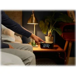 Pure - Siesta S6 - Graphite - Premium DAB+/FM Alarm Clock Radio with Bluetooth and CrystalVue+ - High Quality Digital Radio - Avvenice