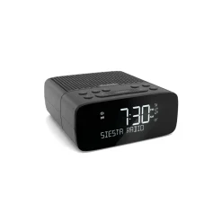Pure - Siesta S2 - Graphite - Digital and FM Alarm Clock Radio with CrystalVue Display - High Quality Digital Radio - Avvenice