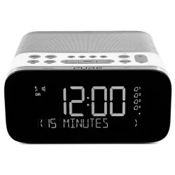Pure - Siesta S6 - Polar - Premium DAB+/FM Alarm Clock Radio with Bluetooth and CrystalVue+ - High Quality Digital Radio - Avvenice