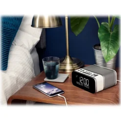 Pure - Siesta S6 - Polar - Premium DAB+/FM Alarm Clock Radio with Bluetooth and CrystalVue+ - High Quality Digital Radio - Avvenice