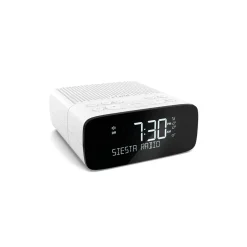 Pure - Siesta S2 - White - Digital and FM Alarm Clock Radio with CrystalVue Display - High Quality Digital Radio - Avvenice