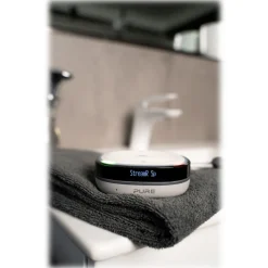 Pure - StreamR Splash - Stone Grey - Smart Radio - High Quality Digital Radio - Avvenice