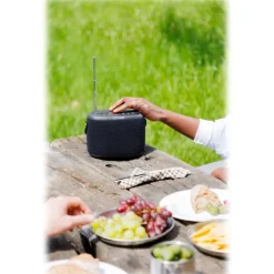 Pure - Woodland Waterproof (IP67) Outdoor Speaker with Bluetooth and FM/DAB+ Radio - Black - High Quality Digital Radio - Avvenice