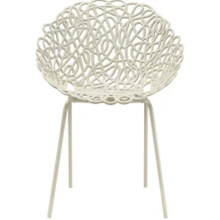 Qeeboo - Bacana Chair Indoor/Outdoor Set of 2 Pieces - Ivory - Qeeboo Chair by Estudio Campana - Furnishing - Home - Avvenice
