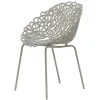 Qeeboo - Bacana Chair Indoor/Outdoor Set of 2 Pieces - Dove Grey - Qeeboo Chair by Estudio Campana - Furnishing - Home - Avvenice