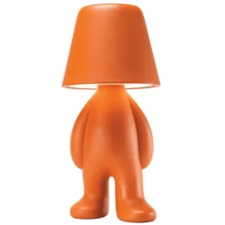 Qeeboo - Bigger Brother Lamp - Orange Eco - Qeeboo Lamp by Stefano Giovannoni - Lighting - Home - Avvenice