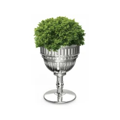 Qeeboo - Capitol Planter and Champagne Cooler Metal Finish - Silver - Qeeboo Planter by Studio Job - Furnishing - Home - Avvenice