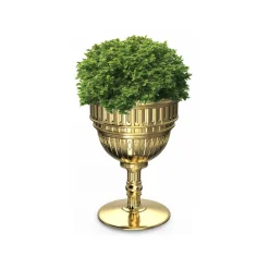 Qeeboo - Capitol Planter and Champagne Cooler Metal Finish - Gold - Qeeboo Planter by Studio Job - Furnishing - Home - Avvenice