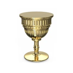 Qeeboo - Capitol Sidetable Metal Finish - Gold - Qeeboo Sidetable by Studio Job - Furniture - Home - Avvenice