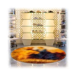 Qeeboo - Carpet Blur Round - Round - Qeeboo Carpet by Stefano Giovannoni - Furnishing - Home - Avvenice