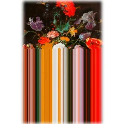 Qeeboo - Carpet Glitch Red Rectangular - Rectangular - Qeeboo Carpet by Richard Hutten - Furnishing - Home - Avvenice