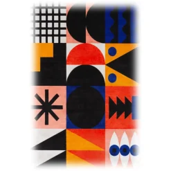 Qeeboo - Carpet Oggian Composition 001 Rectangular - Qeeboo Carpet by Marco Oggian - Furnishing - Home - Avvenice