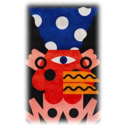Qeeboo - Carpet Oggian Monster 004 Rectangular - Qeeboo Carpet by Marco Oggian - Furnishing - Home - Avvenice