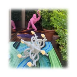 Qeeboo - Carpet Wave Green Rectangular - Rectangular - Qeeboo Carpet by Richard Hutten - Furnishing - Home - Avvenice