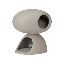 Qeeboo - Cat Cave - Dove Grey - Qeeboo Cat Cave by Stefano Giovannoni - Furnishing - Home - Avvenice