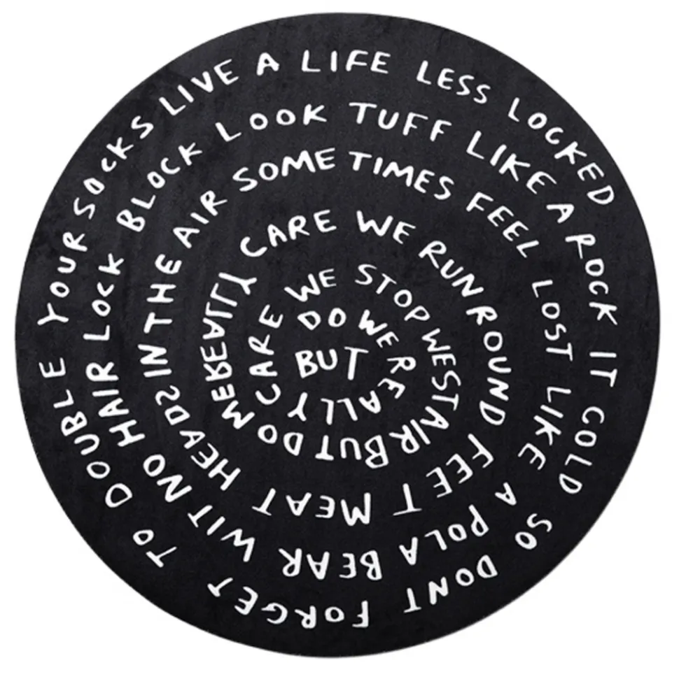 Qeeboo - ChoreograpHer Carpet Rectangular - Qeeboo Carpet by Shantell Martin - Furnishing - Home - Avvenice