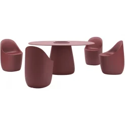 Qeeboo - Cobble Chair - Indian Red - Qeeboo Chair by Elisa Giovannoni - Furnishing - Home - Avvenice