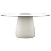 Qeeboo - Cobble Table 160 HPL Bucket - Warm White Black Stratified - Qeeboo Table by Elisa Giovannoni - Furnishing - Home - Avvenice