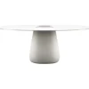 Qeeboo - Cobble Table 190 HPL Bucket - White Warm - Qeeboo Table by Elisa Giovannoni - Furnishing - Home - Avvenice