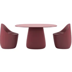 Qeeboo - Cobble Table Top 135 cm HPL - Indian Red - Qeeboo Table by Elisa Giovannoni - Furnishing - Home - Avvenice