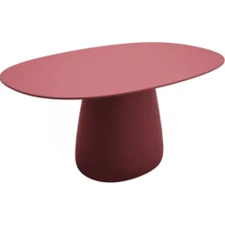 Qeeboo - Cobble Table Top 160 cm HPL - Indian Red - Qeeboo Table by Elisa Giovannoni - Furnishing - Home - Avvenice