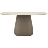 Qeeboo - Cobble Table Top 160 cm Stoneware - Ivory - Qeeboo Table by Elisa Giovannoni - Furnishing - Home - Avvenice