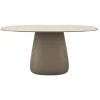 Qeeboo - Cobble Table Top 160 cm HPL - White Warm - Qeeboo Table by Elisa Giovannoni - Furnishing - Home - Avvenice