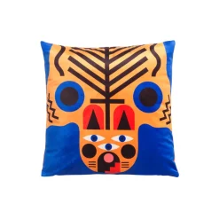 Qeeboo - Cushion Oggian Italian Tiger (45x45cm) - Qeeboo Pillow by Marco Oggian - Furnishing - Home - Avvenice