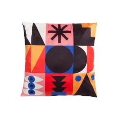 Qeeboo - Cushion Oggian Red Palm (45x45cm) - Qeeboo Pillow by Marco Oggian - Furnishing - Home - Avvenice