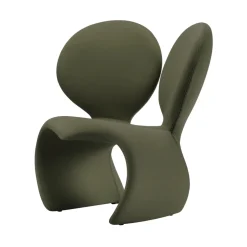 Qeeboo - Don’t F**K With The Mouse Armchair (Fabric) - Green Forest - Qeeboo Armchair by Ron Arad - Furnishing - Home - Avvenice