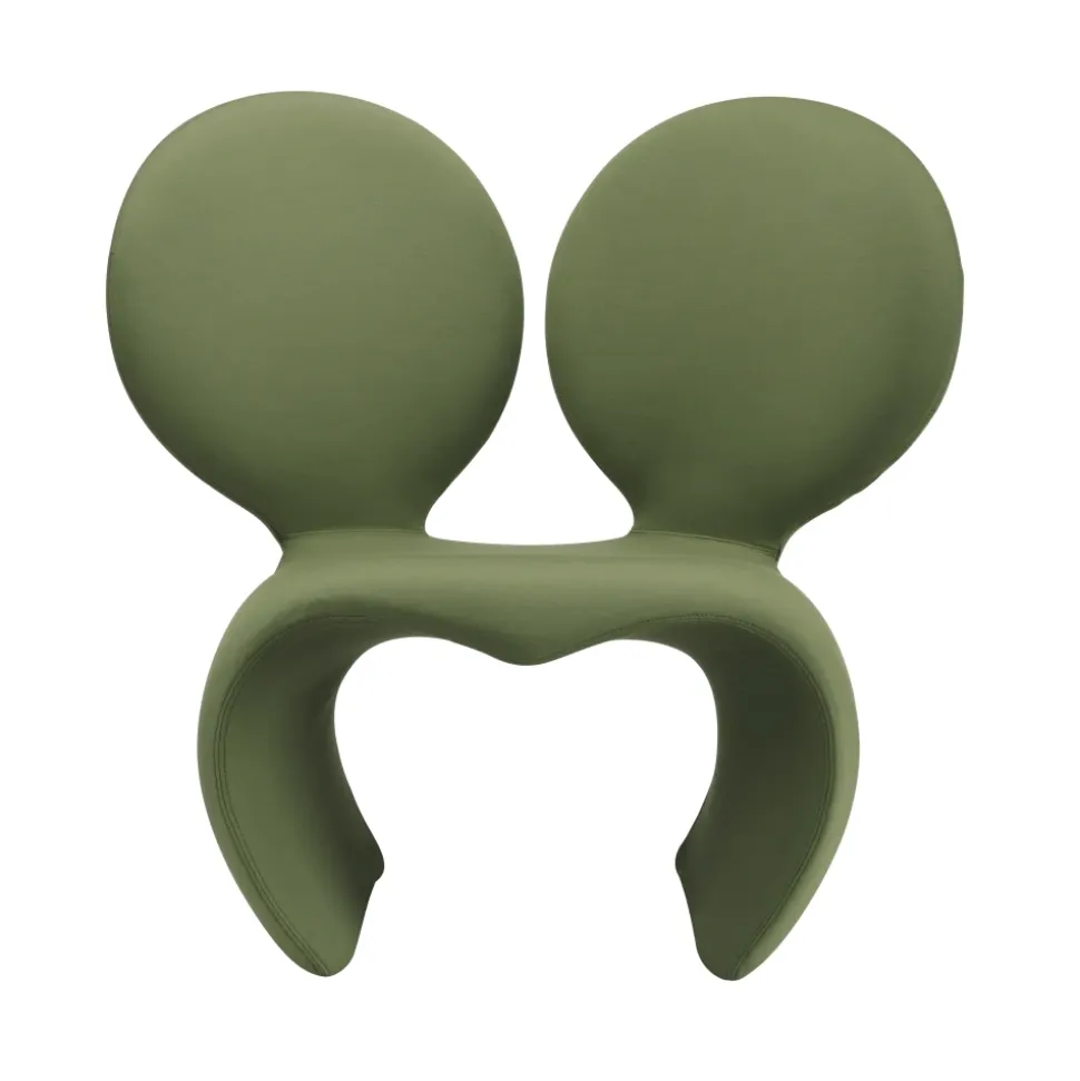 Qeeboo - Don’t F**K With The Mouse Armchair (Fabric) - Green - Qeeboo Armchair by Ron Arad - Furnishing - Home - Avvenice