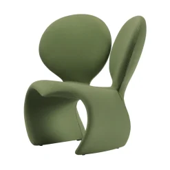 Qeeboo - Don’t F**K With The Mouse Armchair (Fabric) - Green - Qeeboo Armchair by Ron Arad - Furnishing - Home - Avvenice
