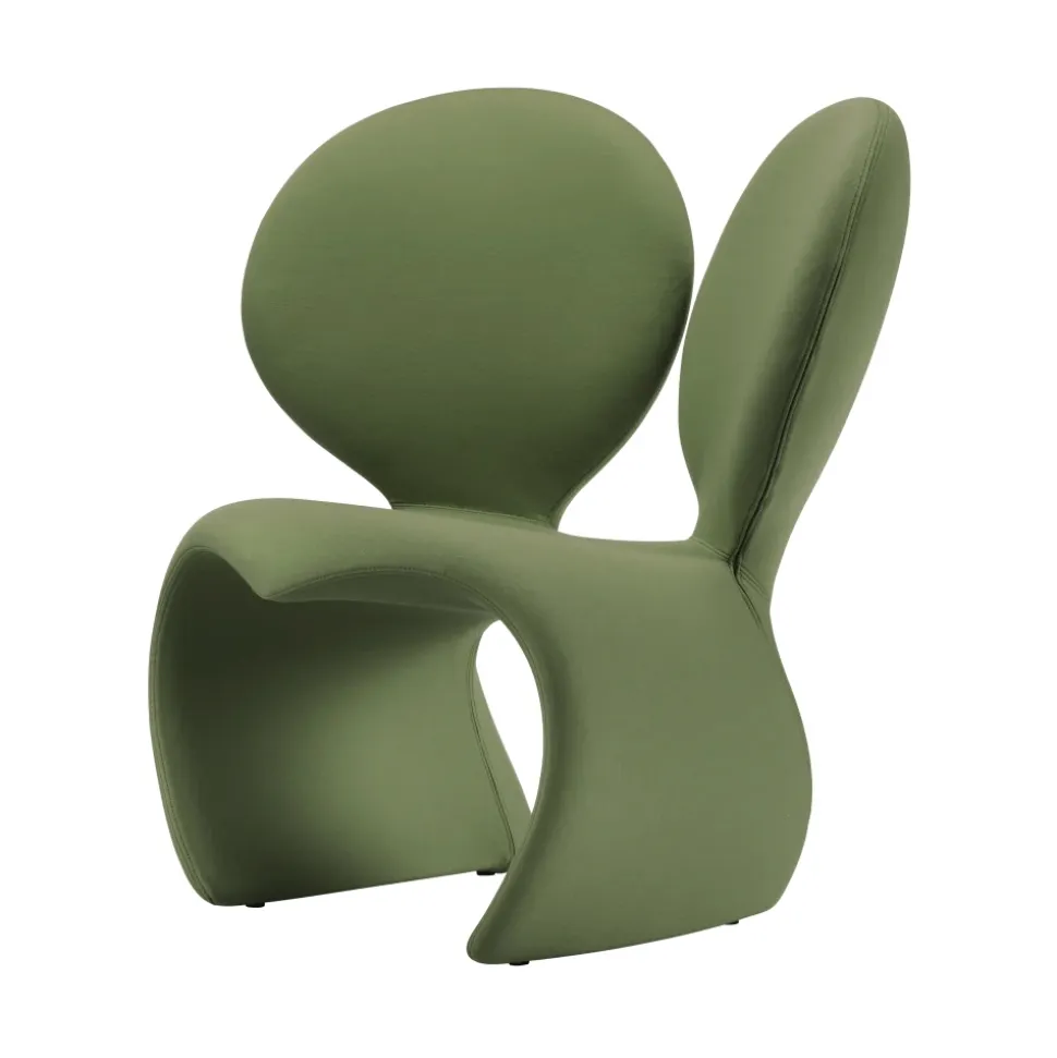 Qeeboo - Don’t F**K With The Mouse Armchair (Fabric) - Green - Qeeboo Armchair by Ron Arad - Furnishing - Home - Avvenice