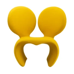 Qeeboo - Don’t F**K With The Mouse Armchair (Fabric) - Yellow - Qeeboo Armchair by Ron Arad - Furnishing - Home - Avvenice
