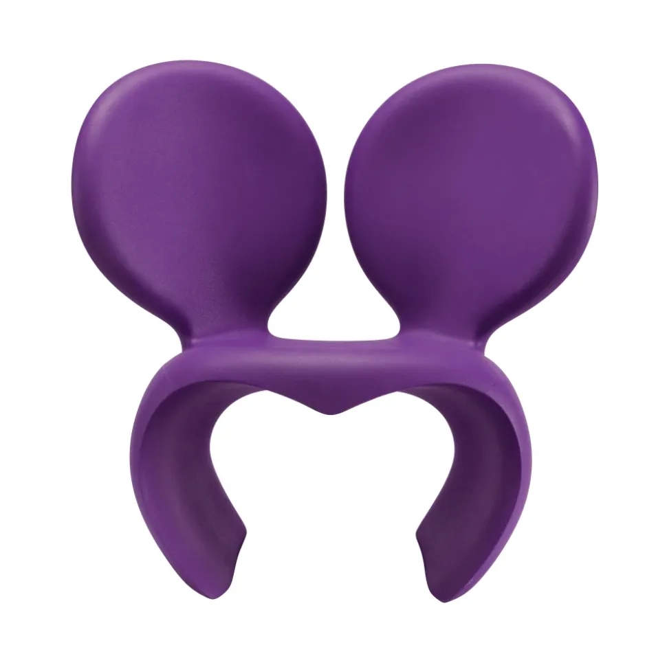 Qeeboo - Don’t F**K With The Mouse Armchair - Purple - Qeeboo Armchair by Ron Arad - Furnishing - Home - Avvenice