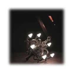 Qeeboo - Fallen Chandelier M - Powder Pink - Qeeboo Chandelier by Studio Job - Lighting - Home - Avvenice