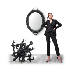 Qeeboo - Fallen Chandelier M - Powder Pink - Qeeboo Chandelier by Studio Job - Lighting - Home - Avvenice