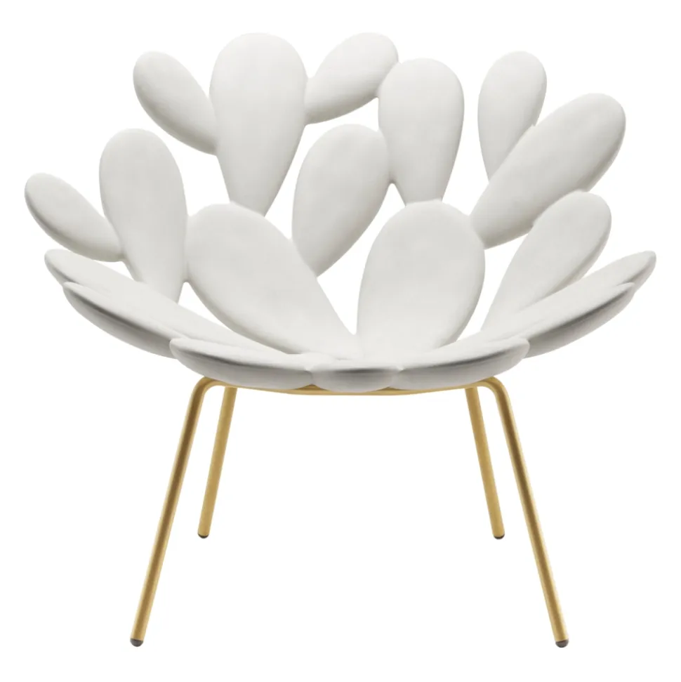Qeeboo - Filicudi - White Brass - Qeeboo Chair by Stefano Giovannoni - Furniture - Home - Avvenice