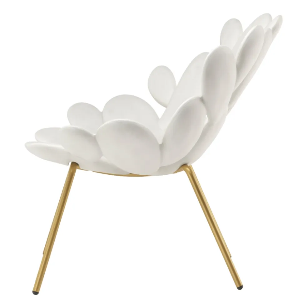 Qeeboo - Filicudi - White Brass - Qeeboo Chair by Stefano Giovannoni - Furniture - Home - Avvenice