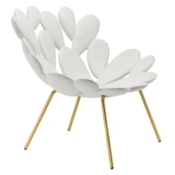 Qeeboo - Filicudi - White Brass - Qeeboo Chair by Stefano Giovannoni - Furniture - Home - Avvenice