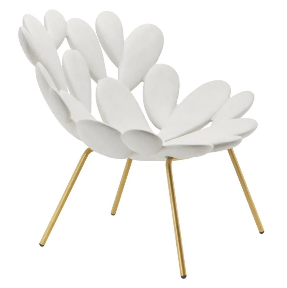 Qeeboo - Filicudi - White Brass - Qeeboo Chair by Stefano Giovannoni - Furniture - Home - Avvenice