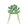 Qeeboo - Filicudi Chair - Set of 2 Pieces - Balsam Green Brass - Qeeboo Chair by Stefano Giovannoni - Furnishing - Home - Avvenice