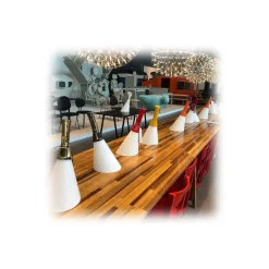 Qeeboo - Flash Rechargeable Lamp Metal Finish - Gold - Qeeboo Lamp by Studio Job - Lighting - Home - Avvenice