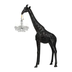 Qeeboo - Giraffe in Love M Outdoor - Black - Qeeboo Chandelier by Marcantonio - Lighting - Home - Avvenice