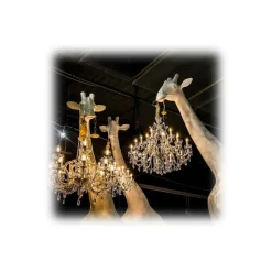 Qeeboo - Giraffe in Love M - Black - Qeeboo Chandelier by Marcantonio - Lighting - Home - Avvenice